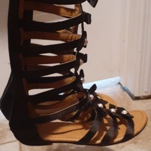 High top sandals